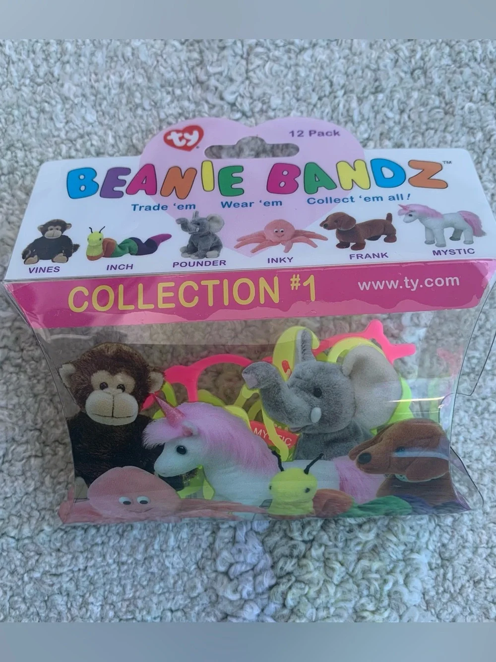 Ty Beanie Bandz Collection #1 silicone rubber wristbands
